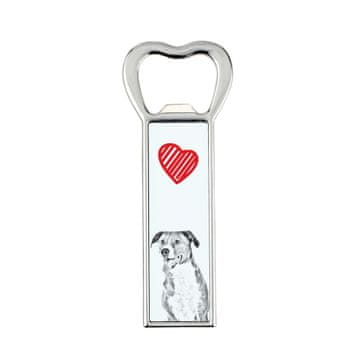 Artdog Avstrijski pinč, avstrijski pinč - odpirač za steklenice s psom, personaliziran odpirač za hladilnik, unikatno darilo za moškega by Art-Dog