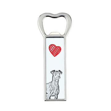 Artdog Manchester Terrier - odpirač za steklenice s psom, personaliziran odpirač za hladilnik, unikatno darilo Art-Dog za moškega