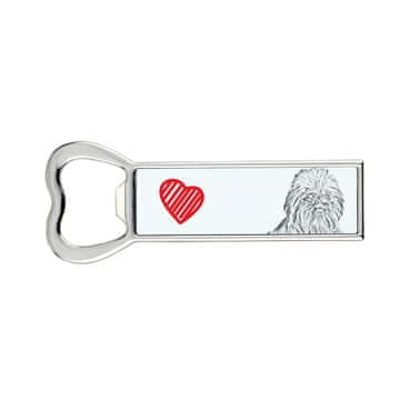Artdog Affenpinscher - odpirač za steklenice s psom, personaliziran odpirač za hladilnik, edinstveno darilo za moške znamke Art-Dog