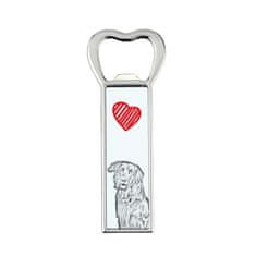 Artdog Hovawart - odpirač za steklenice s psom, personaliziran odpirač za hladilnik, unikatno darilo Art-Dog za moškega