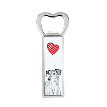 Artdog Perzijski hrt, saluki - odpirač za steklenice s psom, personaliziran odpirač za hladilnik, edinstveno darilo za moškega znamke Art-Dog