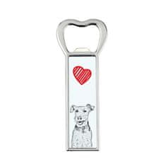 Artdog Welsh terier, Welsh Terrier - odpirač za steklenice s psom, personaliziran odpirač za hladilnik, unikatno darilo za moškega by Art-Dog