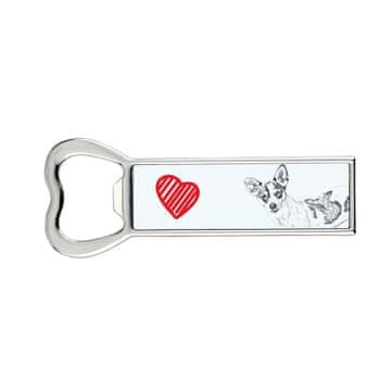 Artdog Podganji terier - odpirač za steklenice s psom, personaliziran odpirač za hladilnik, unikatno darilo Art-Dog za moškega