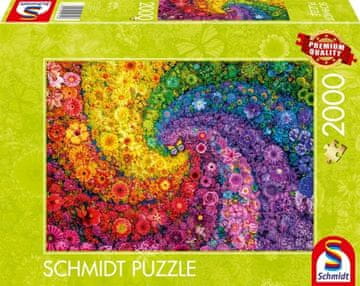 Schmidt Puzzle Vrtinčenje barv v roži 2000 kosov