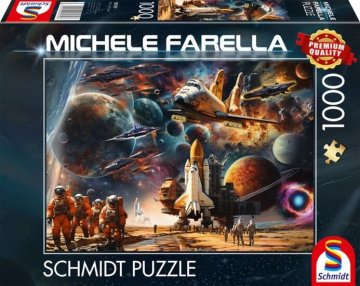 Schmidt Puzzle The allure of space travel: Journeys to distant galaxies 1000 kosov