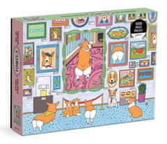 Galison Corgi Museum Puzzle 1000 kosov