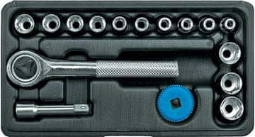 TOYA VOREL Komplet vtičnih ključev 16 kosov. 1/4" / 4-13 mm 58160