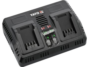 YATO 18V 2.2A dvojni polnilnik