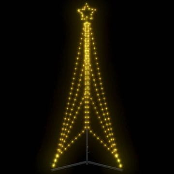 shumee vidaXL Lučke za novoletno jelko 483 LED diod hladno tople bele 240 cm