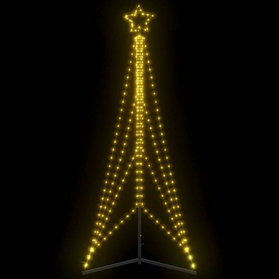shumee vidaXL Lučke za novoletno jelko 483 LED diod hladno tople bele 240 cm