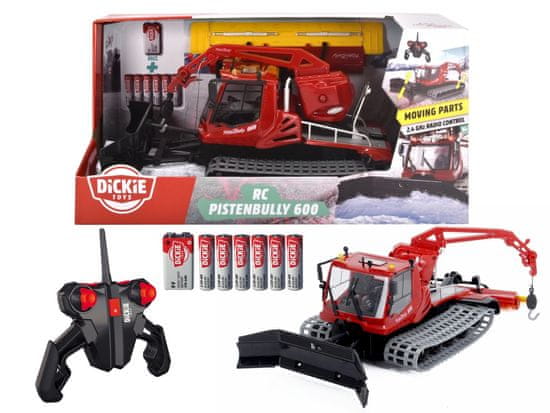 Dickie RC Rolba Pistenbully 600, 1:18, 51 cm, 3kan