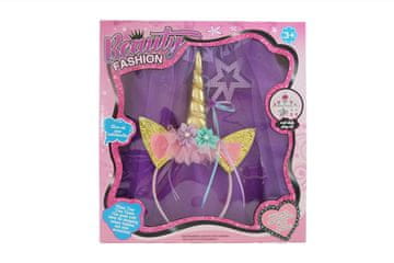 Mac Toys Krilo z naglavnim trakom in paličico - Unicorn