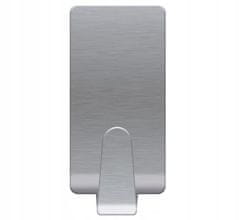 shumee Samolepilni obešalniki, 16 kosov, srebrni aluminij