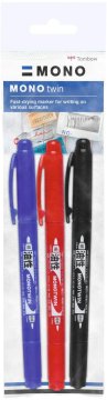 Tombow Reverzibilni finalni svinčnik Mono Twin 3 kosi