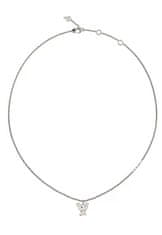 Guess Originalna ogrlica s plišastim medvedkom Guess iz jekla JUBN04687JWRHCLT/U