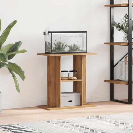 shumee vidaXL Stojalo za akvarij artisan hrast 60x30x60 cm inženirski les