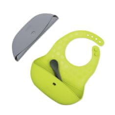 bblüv komplet 2 slinčkov z žlico Pöket Grey/Lime