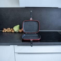 Northix 15-delni set posod za indukcijo - Vino rdeča 