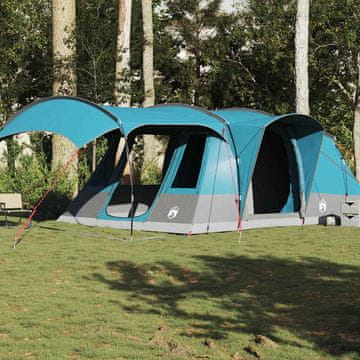 Vidaxl vidaXL Šotor s tunelom za 5 oseb, moder, vodoodporen
