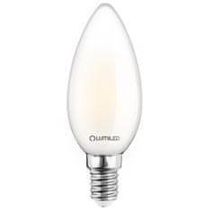 LUMILED 6x LED žarnica E14 B35 7W = 60W 806lm 3000K Toplo bela 360° Filament