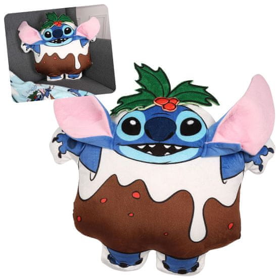 Disney DISNEY Stitch Božična okrasna blazina, mehka 25x35 cm OEKO-TEX