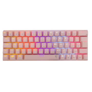 White Shark gaming tipkovnica GK-002422 WAKIZASHI / PINK-ROZA / modra stikala