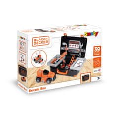 Smoby B&amp;D Bricolo kovček z avtomobilom in orodjem