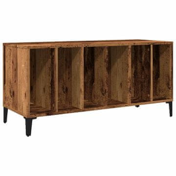 Vidaxl Omarica za gramofonske plošče starinski les 100x38x48 cm