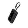 Anker Zolo Powerbank 20000 mAh, 30W z vgrajenim kablom USB-C, črn