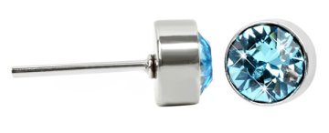 Levien Chaton Aquamarine fini jekleni uhani