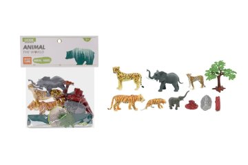 Živali figure divjih živali 6 kosov 10 cm