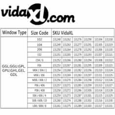 Vidaxl Plise senčilo za okno krem U08/808