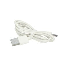 WOWO Silikonska nočna lučka za otroke z baterijo in USB, bela RGB mačka ležeča, idealna za osvetlitev otroške sobe