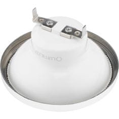 LUMILED 10x LED žarnica 12V AR111 G53 15W = 100W 1521lm 3000K Toplo bela 24° Silver