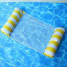 Merco Napihljiv ležalnik Float Stripe, rumeno pakiranje 1 kos