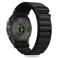 Tech-protect Nylon Pro pašček za Garmin Fenix 5 / 6 / 6 Pro / 7 / 8 47mm / E, black