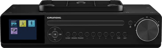 Grundig Kuhinjski radio DKR 2000 BT DAB+ CD, črn