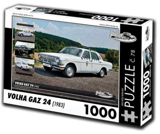 RETRO-AUTA© Sestavljanka št. 78 Volga GAZ 24 (1983) 1000 kosov