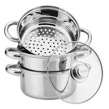 KINGHoff 4-delni parni lonec, 18 cm, 7930