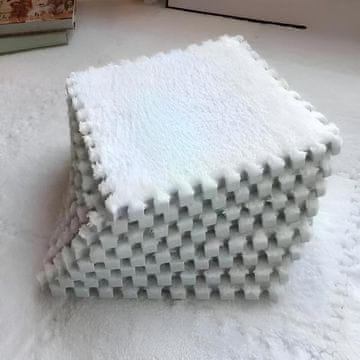 HOME & MARKER® Plišasta podloga za sestavljanko (10 kosov) | FLUFFTILE