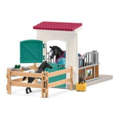 Schleich Schleichov zaboj za igrače za konja s kobilo in žrebetom