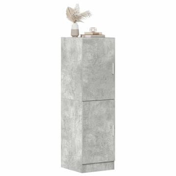 Vidaxl vidaXL Kuhinjska omarica betonsko siva 38x41,5x131,5 cm