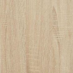 Vidaxl Regal za čevlje sonoma hrast 61x32x87,5 cm inženirski les