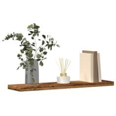 Vidaxl Stenska polica 4 kosi starinski les 40x20x1,5 cm inženirski les
