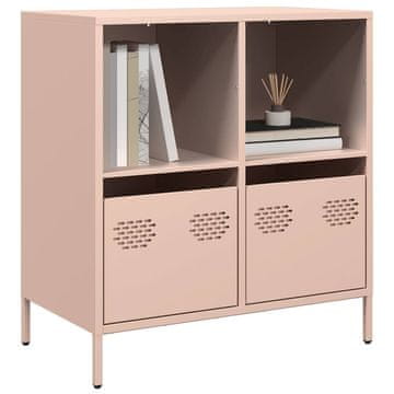 Vidaxl vidaXL Omarica roza 68x39x73,5 cm hladno valjano jeklo