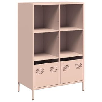Vidaxl Visoka omara roza 68x39x103,5 cm jeklo