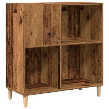 Vidaxl omara za plošče iz starega lesa 84,5x38x89 cm inženirski les