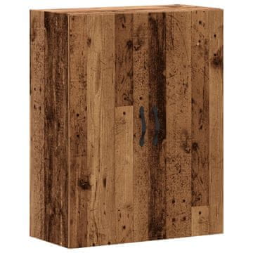 Vidaxl Stenska omarica starinski les 69,5x34x90 cm inženirski les