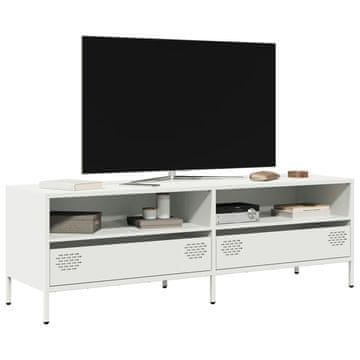 Vidaxl vidaXL TV stojalo belo 135x39x43,5 cm hladno valjano jeklo