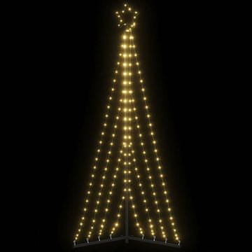 shumee vidaXL Lučke za novoletno jelko 339 LED diod hladno tople bele 187 cm
